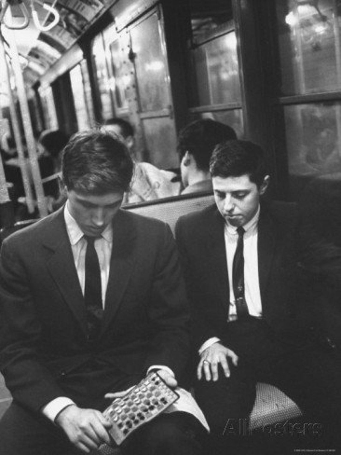 Slotted Chess Set/ Pocket Chess / Wallet Chess/ Vintage Soviet Etsy