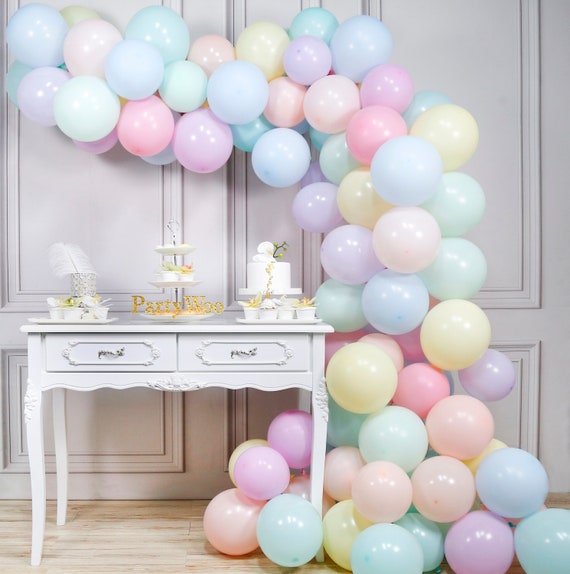 Wedding Baby Shower Partywoo Pastel Balloons 80 Pcs Balloon Pack