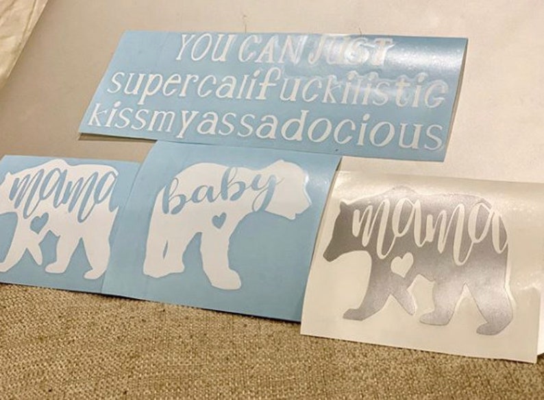custom vinyl decal etsy