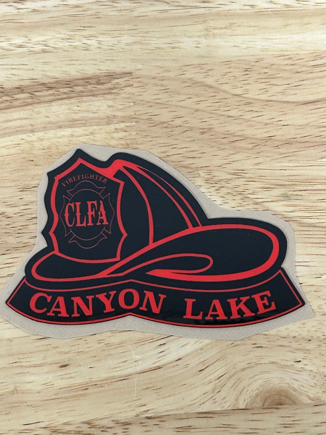 Canyon Lake CA Fire Department Helmet Decal Sticker Window Stickers Uv