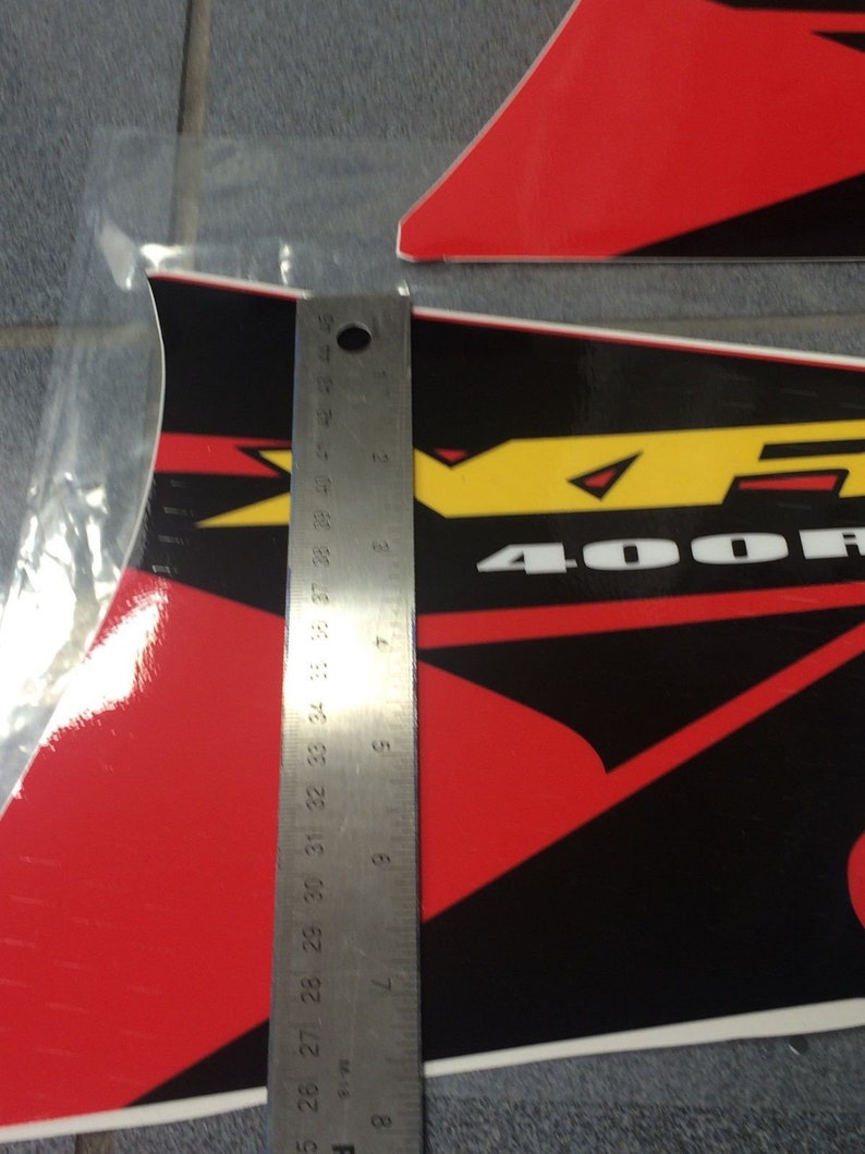 Honda XR400 XR 400 XR Fuel Tank Decals Gas Decals Graphics Right and