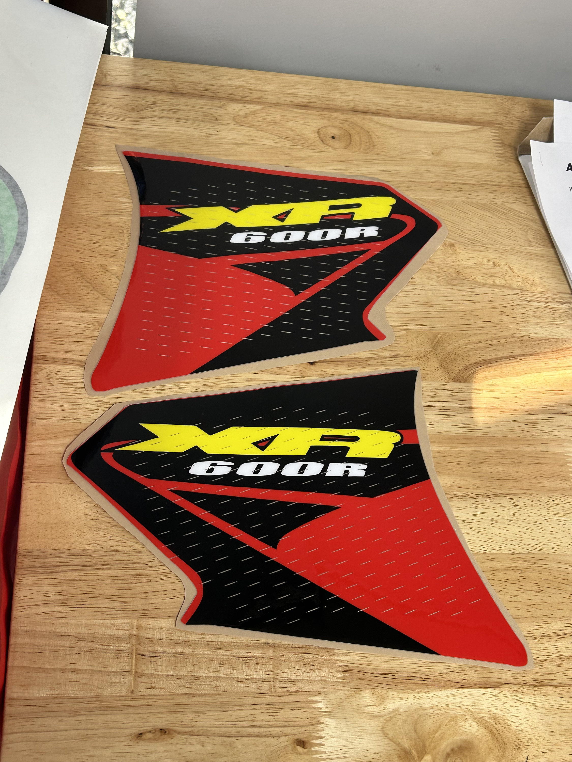 Honda XR600 XR 600 XR Fuel Tank Decals Gas Decals Graphics Right