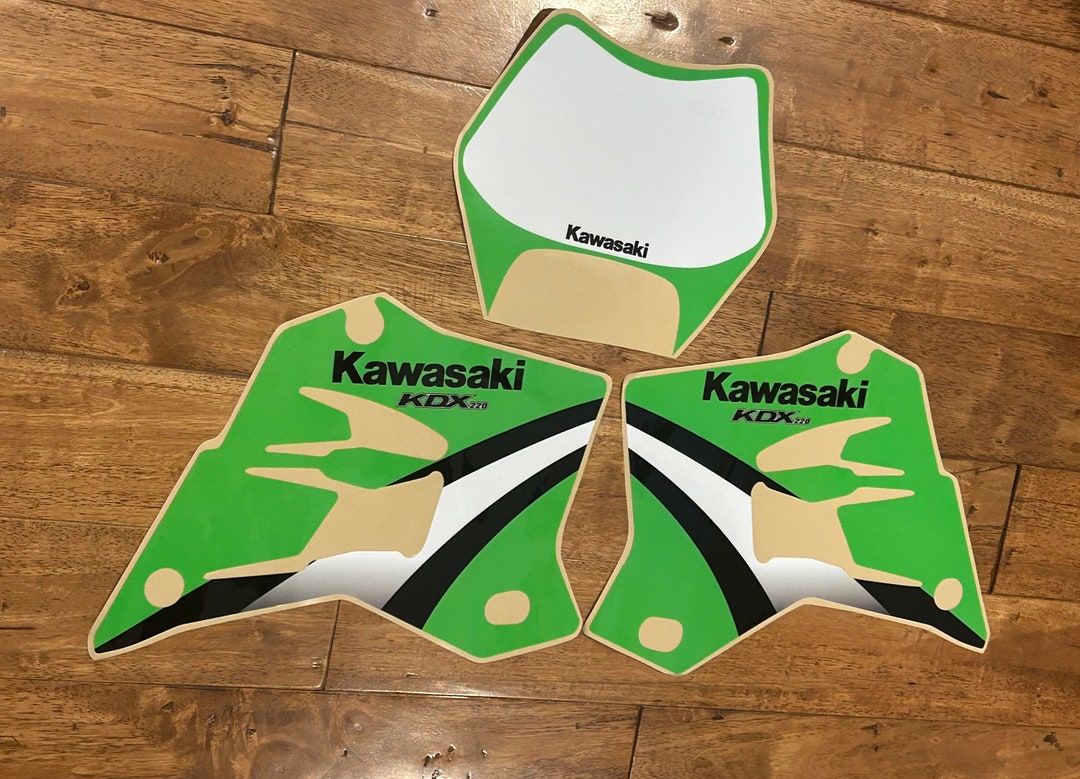 2005 KAWASAKI KDX 220 Graphics Shroud Decal Graphics Kit Headlight