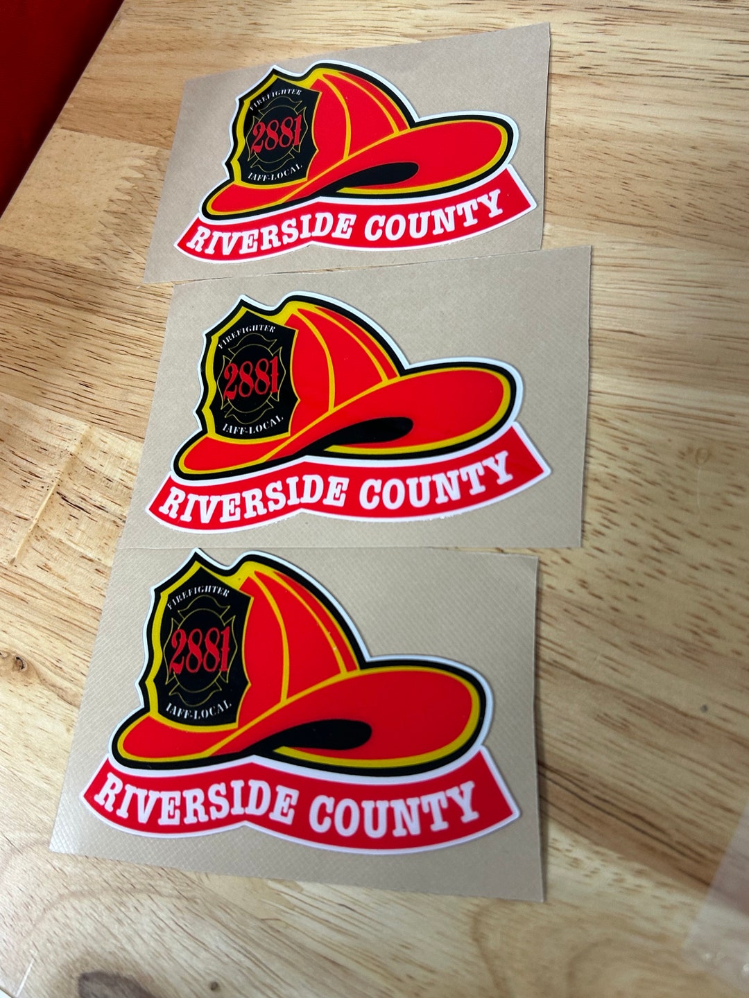 Riverside County Fire Department Helmet Decals Helmet Decals Stickers