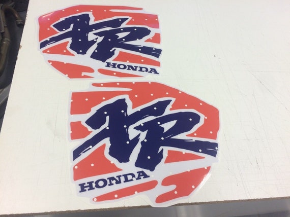 Honda XR 600 XR 400 XR200 XR250 XR400 XR600 Graphics Fuel Tank Decals  Stickers Quality Restoration Rebuild Graphics 