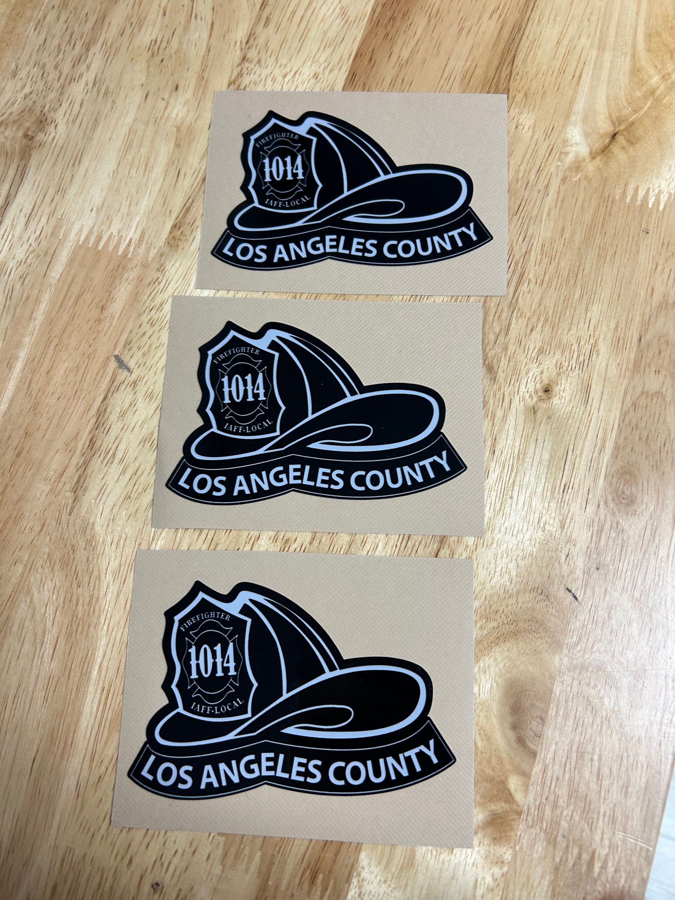 Lp County Sticker Los Angeles Fire Department LA Fire Department Lacofd Helmet Decals ...