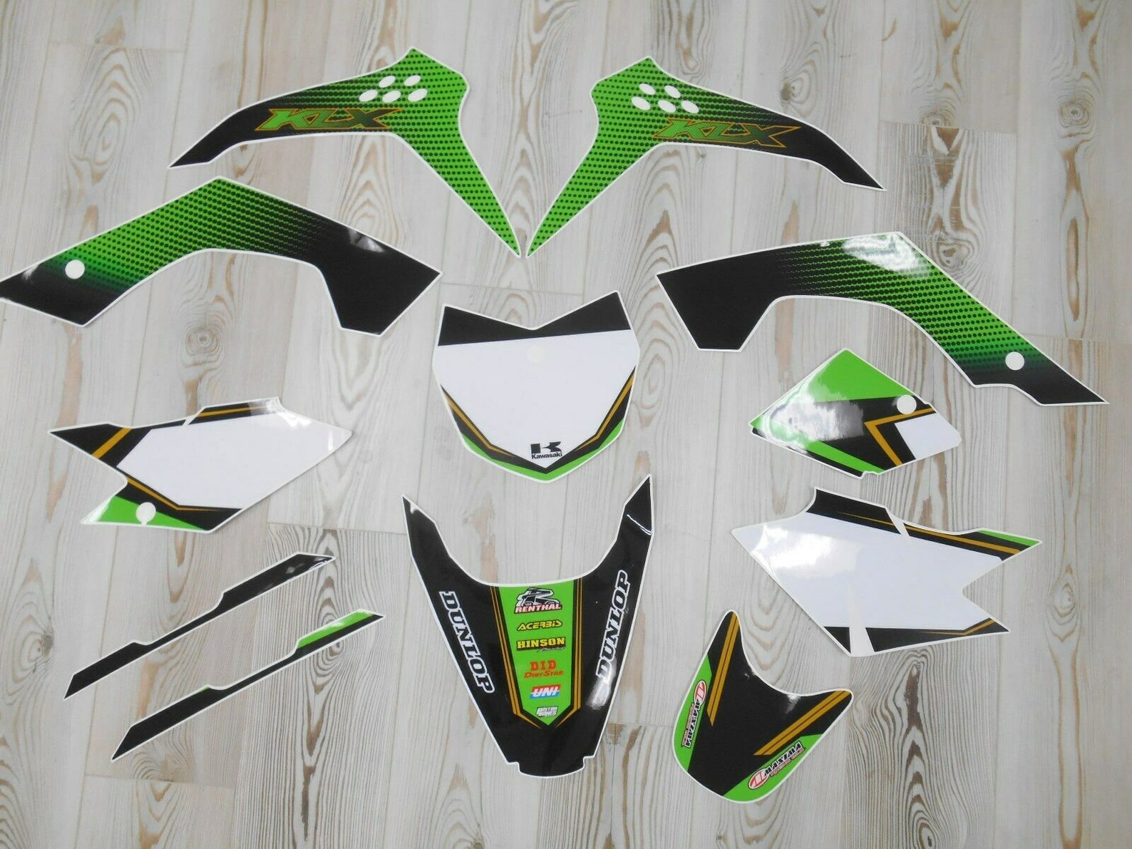 KAWASAKI KLX 140 KLX140 140L 140G 2008 2016 2017 2018 2019 Graphics Decal Kit Quality Gloss