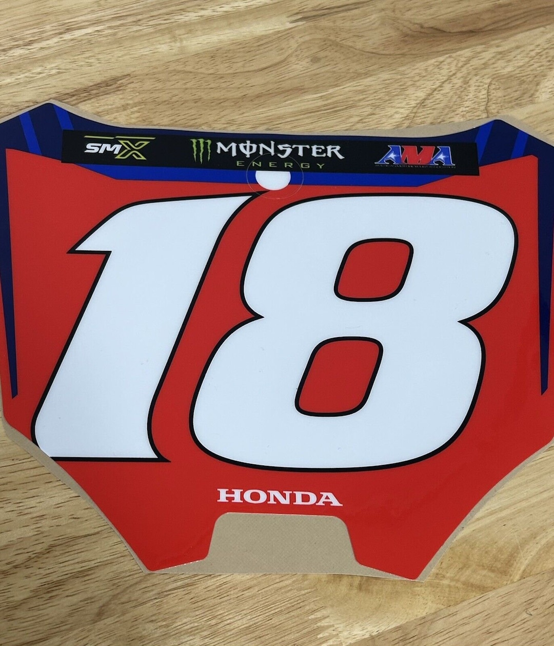 JETT LAWRENCE Front Number Plate Decal Replica SUPERCROSS 18 - Etsy