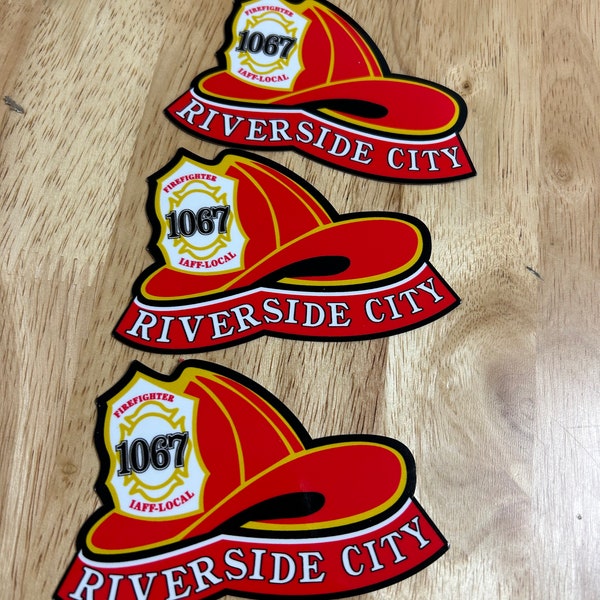 Firefighter Helmet Decals Etsy