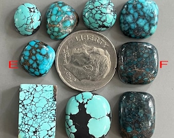 Cabochon turchese naturale blu a forma libera della montagna delle nuvole Hubei / cabina della pietra preziosa cinese Z883