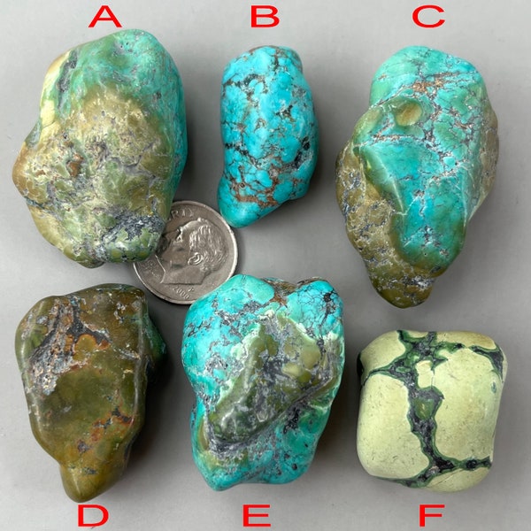 Stabilized Polished Bamboo Mountain Hubei Turquoise Rough Mineral/Raw Material 02-856