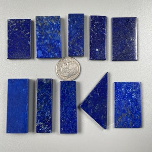 Natural Deep Blue Afghanistan Lapis Lazuli Paperweight/Paper-Weight d4059 image 2