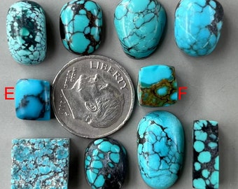 Stabilized Freeform Cloud Mountain Hubei Turquoise Cabochon/Chinese Gemstone Cab Y371