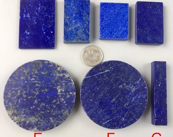 Natural Deep Blue Afghanistan Lapis Lazuli Paperweight/Paper-Weight d1033