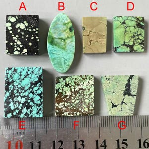 Stabilized Freeform Hubei China Turquoise Cabochon/STB Chinese Gemstone Cab Y624