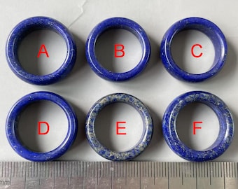 Natural Blue Lapis Lazuli Ring/Handcrafted Gem D4193