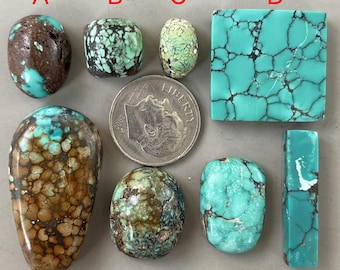 Stabilized Green Freeform Bamboo Mountain Hubei Turquoise Cabochon/Gemstone Cab Y515