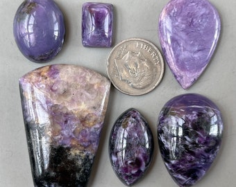 Natural Purple Charoite Cabochon/Gemstone Cab d4104