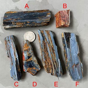 Natural Blue&Gold Chatoyant Chinese Pietersite Rough Mineral slab/Petersite Raw Material Rock c2816
