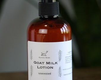 Loción de leche de cabra