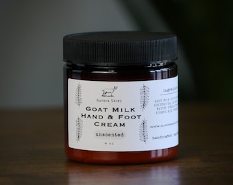 Unscented Hand and Foot Cream