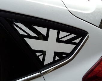 FORD FOCUS Union Jack / stars and stripes flag window sticker,  fits the mk3