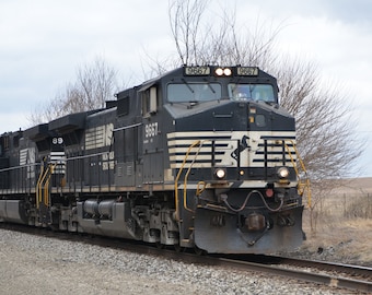 Norfolk Southern Railway (NS), Train, Engine , Wall Art, Prints, Canvas, Pillows