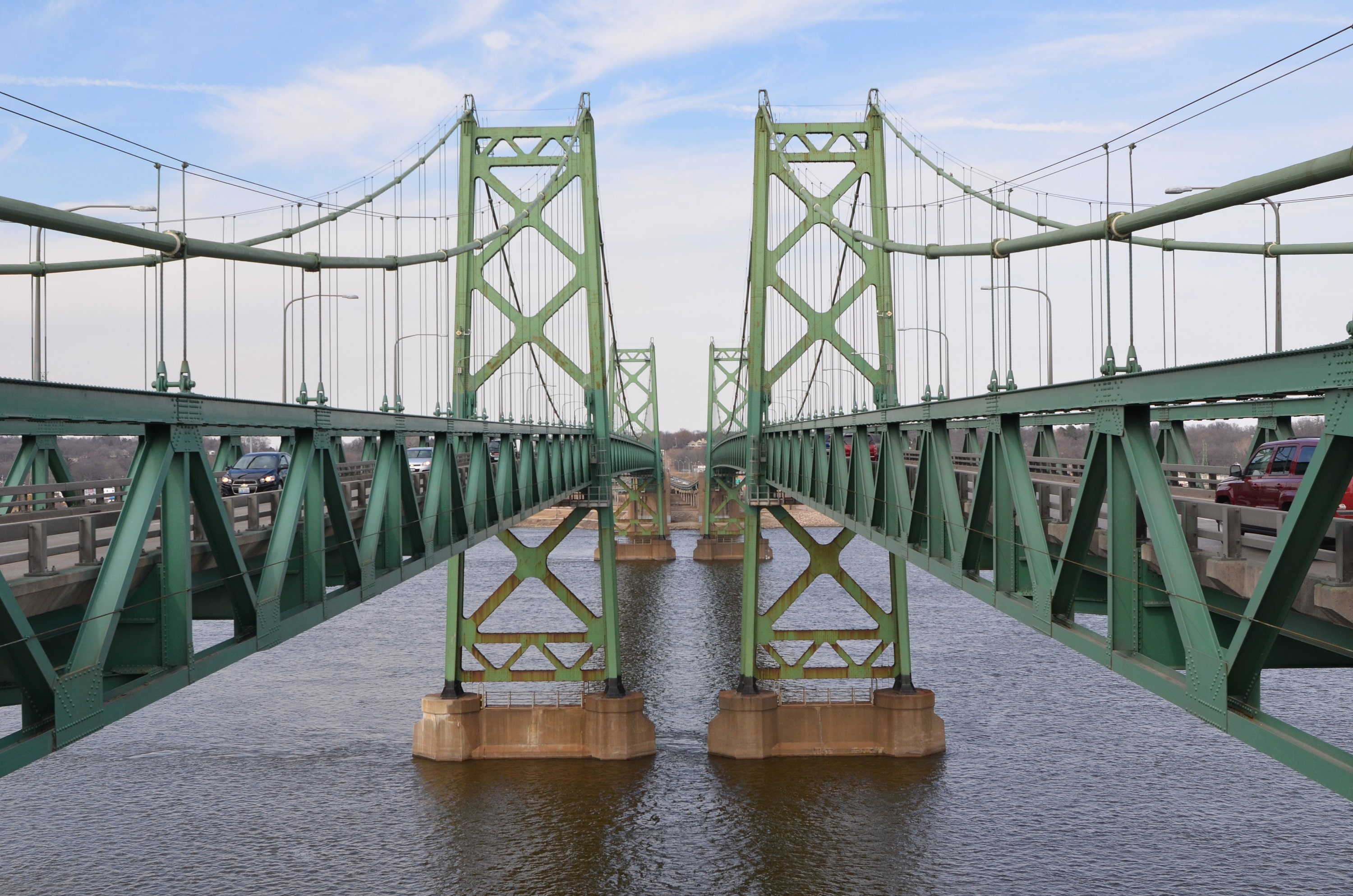 I-74 Bridge, River Bridge, Mississippi River, Quad Cities
