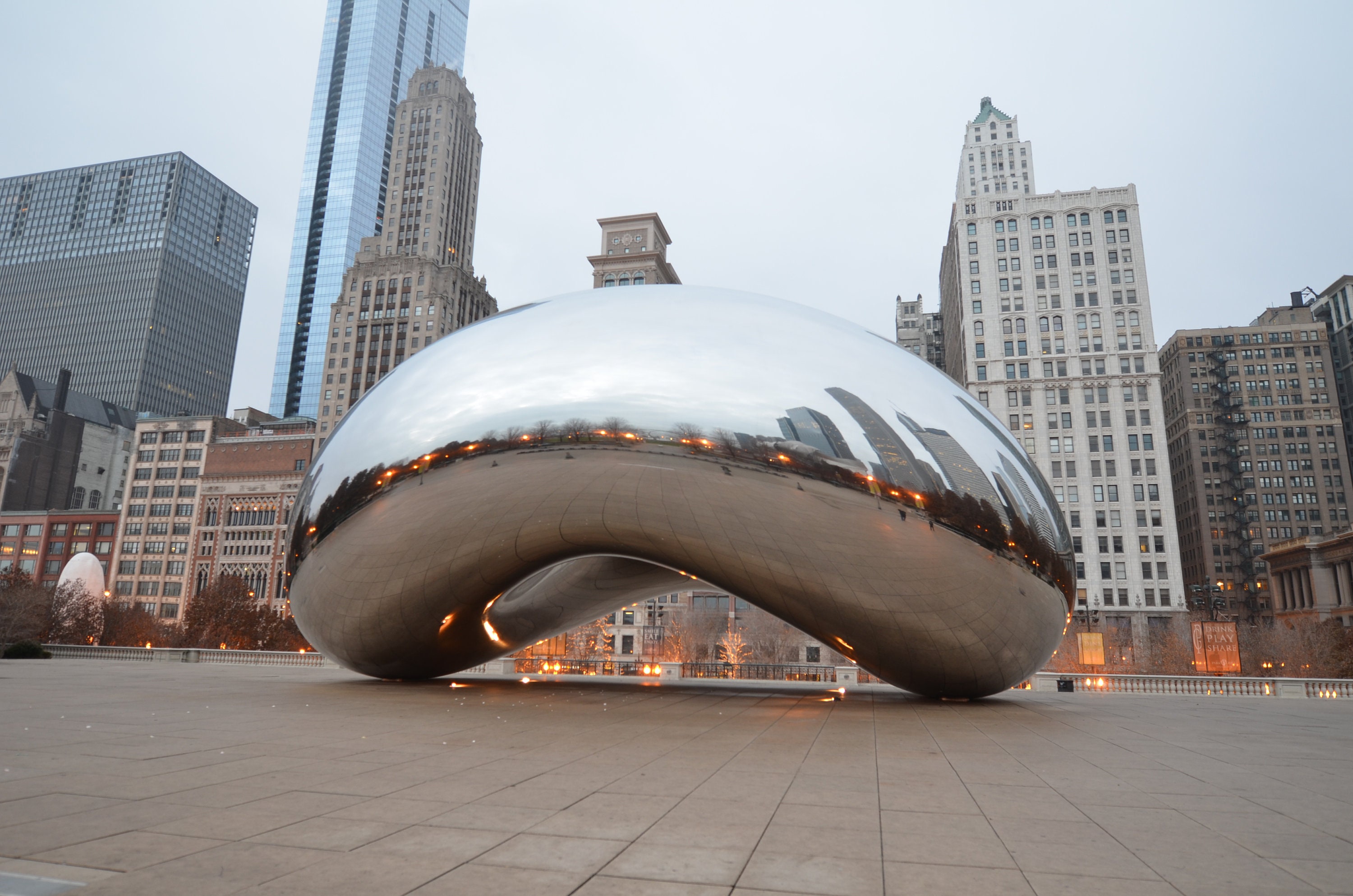 Cloud Gate Chicago Bean Millennium Park Chicago Illinois | Etsy Polska