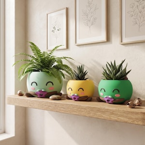 Junimo Stardrop Planter Pot - Stardew Valley Inspired Plant Pot Home Decor