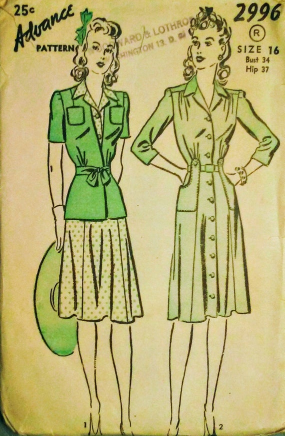 vintage dress size 16
