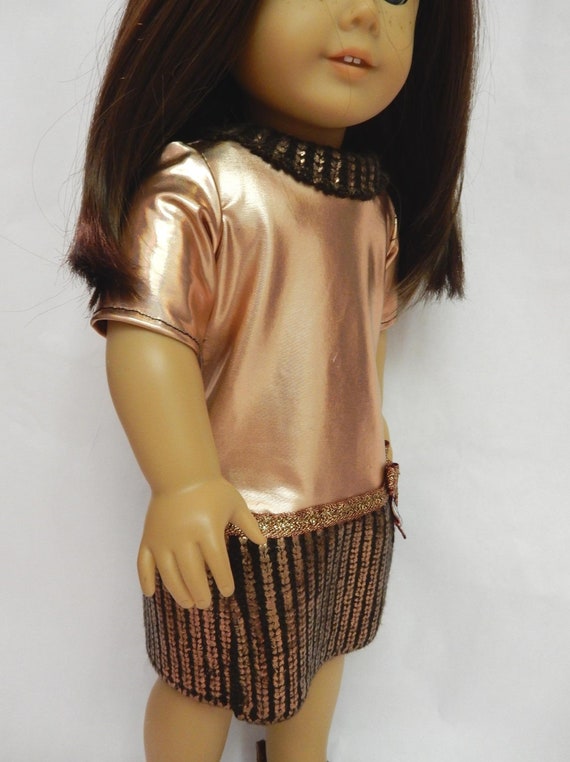 Metallic Red Leggings Doll Clothes for 18/" American Girl Dolls