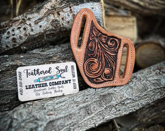 CUSTOMIZED Pancake Knife Sheath