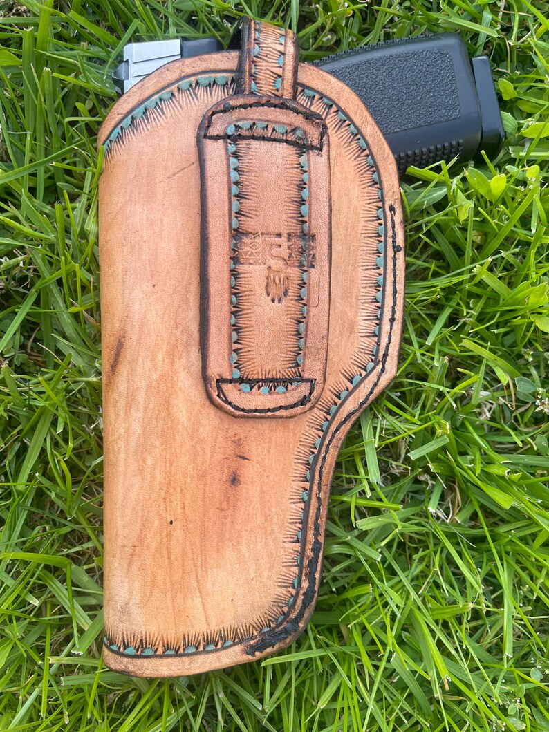 Lighting Leather Gun Holster Etsy