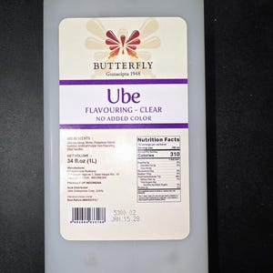 Ube CLEAR Flavoring (1 Liter, EXP 2028+)