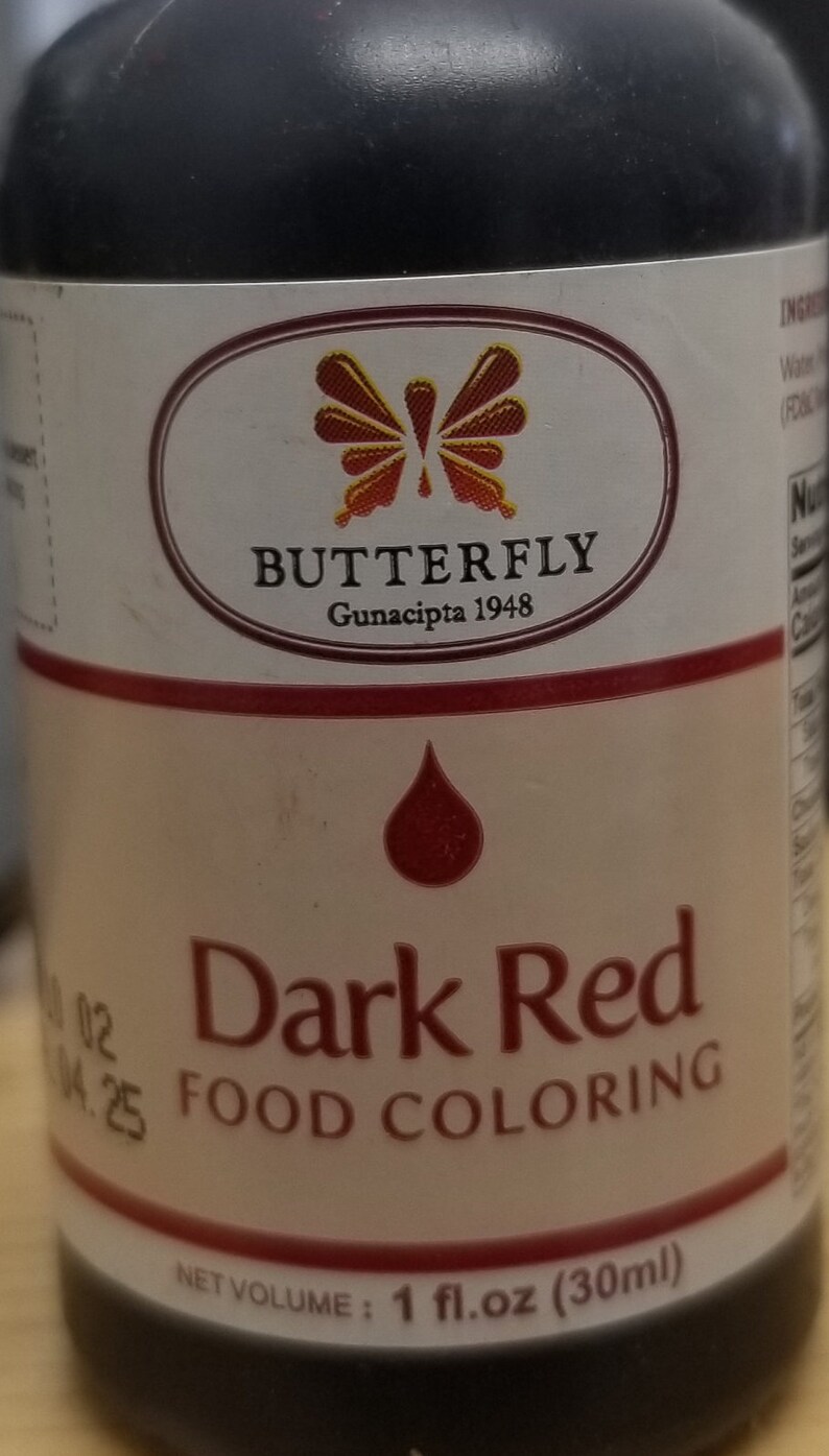 Food Coloring Butterfly Brand Single Variety 25ml - Etsy