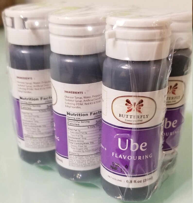 UBE Flavoring Purple Yam Bulk 6 X Pack 25 Ml Us-seller Exp | Etsy Canada