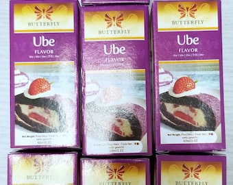 UBE Flavoring Purple Yam= (UBE Flavoring Bulk 7 bottles-Pack Total of 420 ml)
