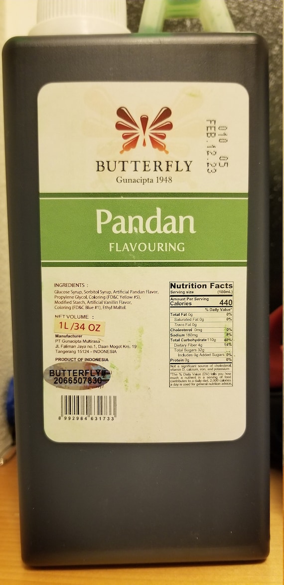 Pandan Flavoring 1000ml = 1 Liter EXPIRE 2025 OR BETTER - Etsy