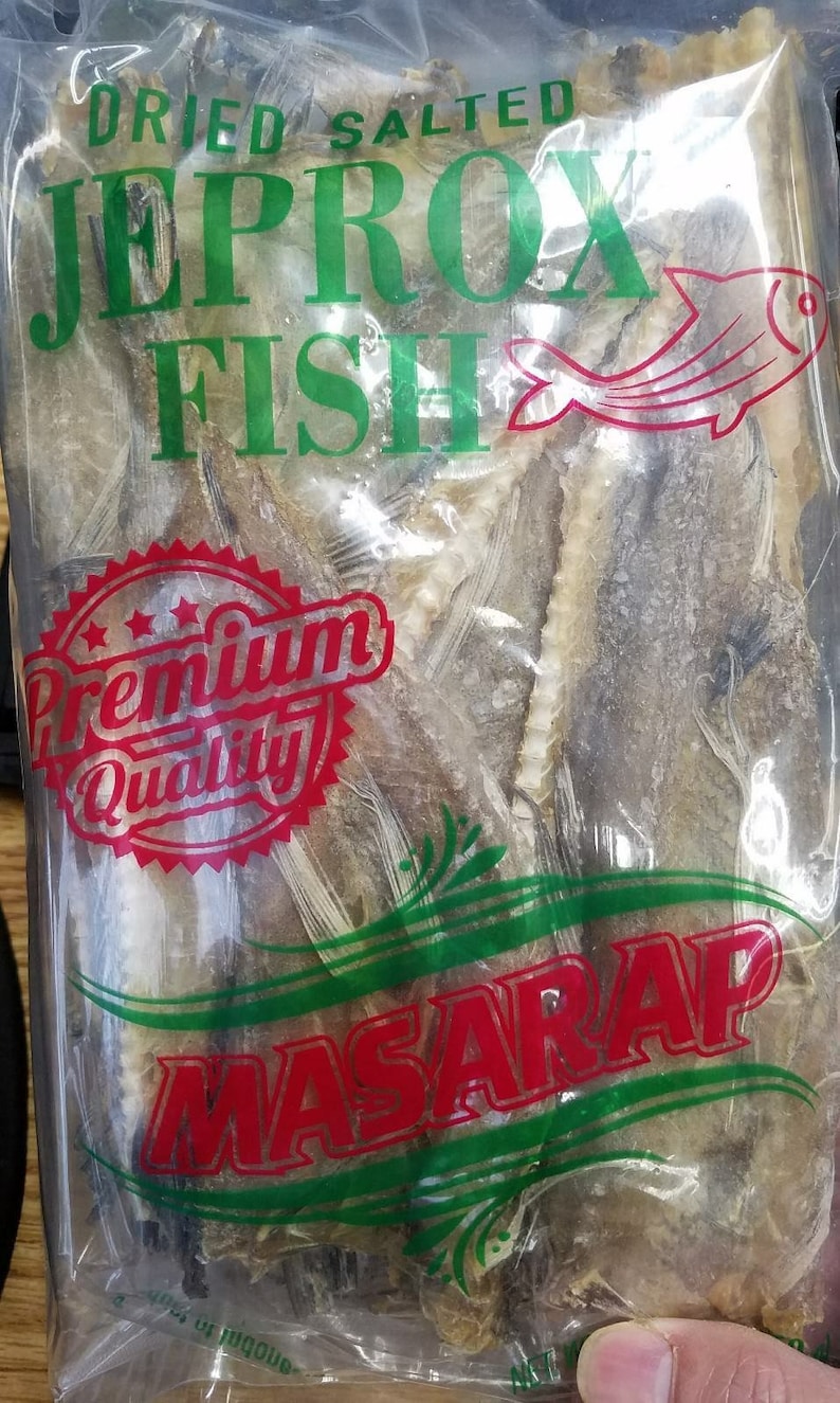 Salted Dried Seafood Jeprox Fish 5.3 oz 150 grams 2 Packs Etsy