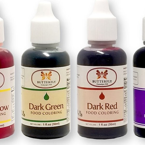 Green Food Coloring Etsy