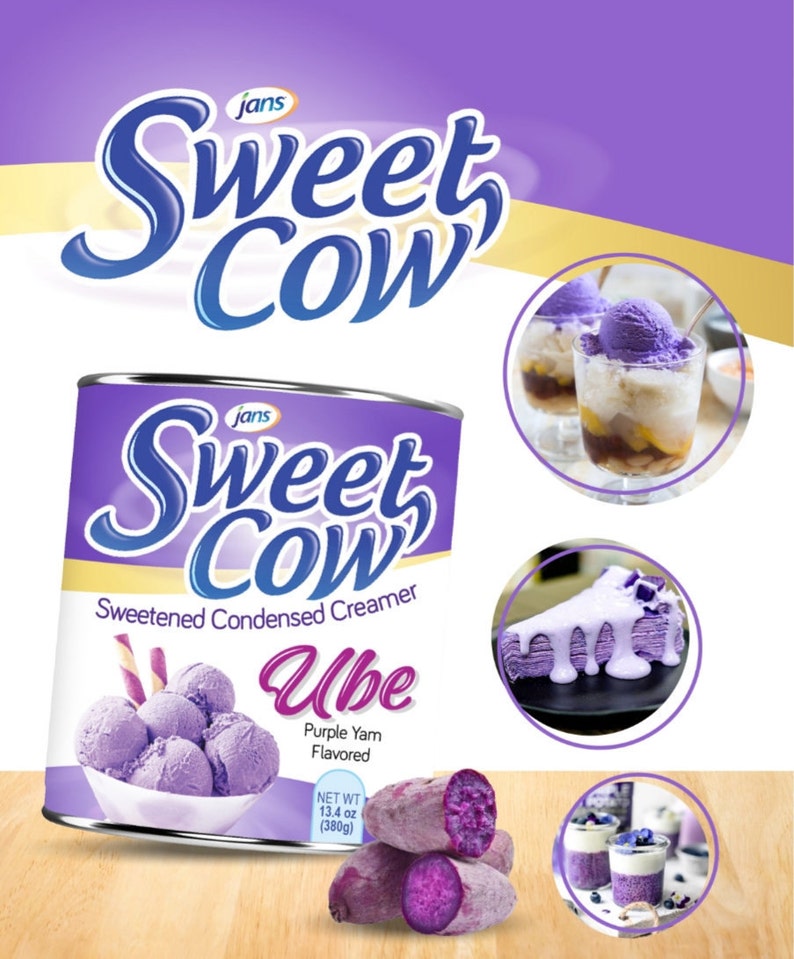 Ube Condensed Creamer ube Purple Yam Flavoring 380 G in Etsy