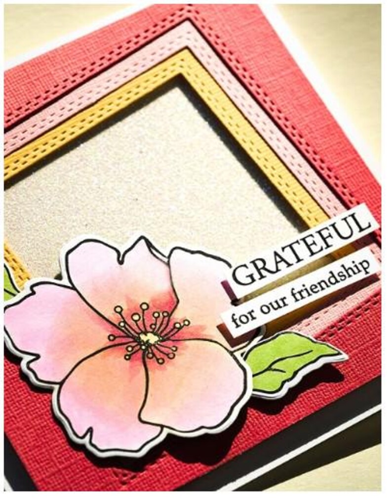 Memory Box Double Stitch Square Cut Cutting Die Set 100% Steel - Etsy