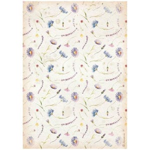 Stamperia A4 Decoupage Rice Paper - Create Happiness- Welcome Home Flowers