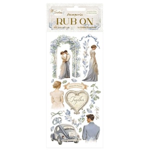 Stamperia Rub-On Transfer Film - Timeless- Wedding