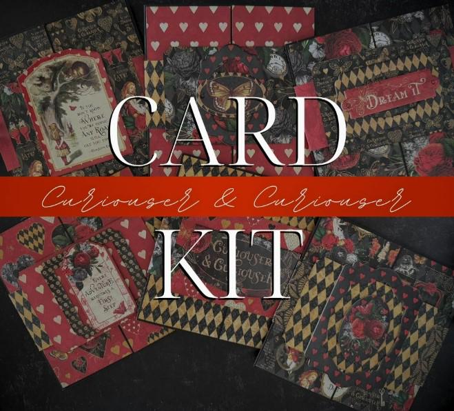 Alice in Wonderland Card Kit: Graphic 45 Curiouser & Curiouser Pop