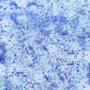 May include: Abstract watercolor background with a mottled effect. The design features a blend of light and dark blues, creating a textured, artistic appearance. The color palette is cool and calming, suitable for various design applications.