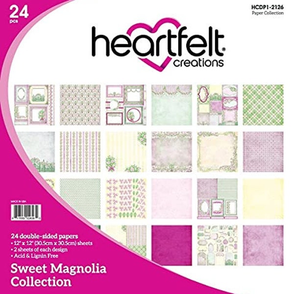 Heartfelt Creations Heartfelt Paper , Sweet Magnolia NOTE