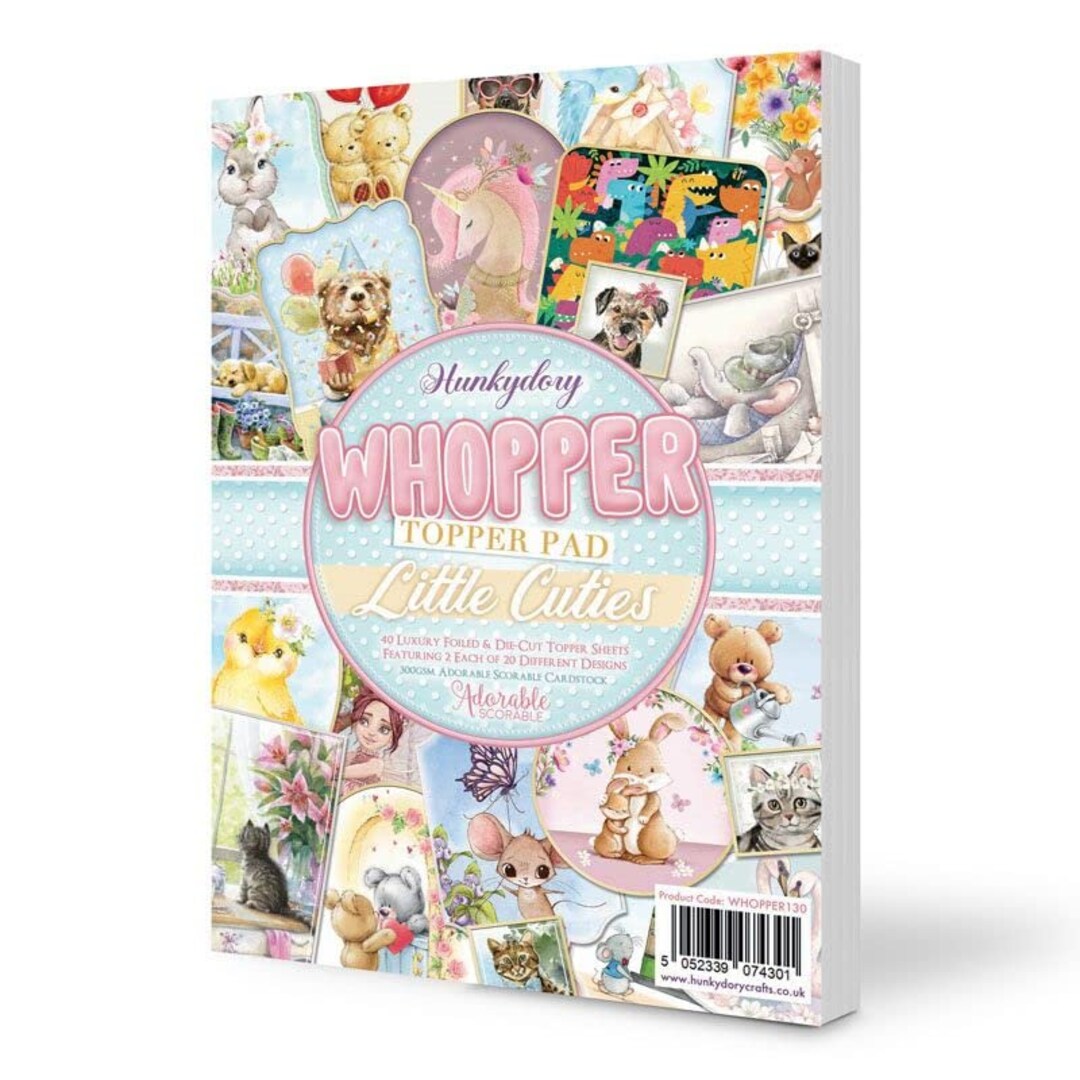 Hunkydory Crafts Whopper Topper Pad Little Cuties WHOPPER130 Etsy
