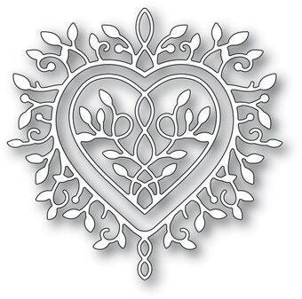 Memory Box 100% Steel Champagne Heart Cutting Die- 94389 - Etsy